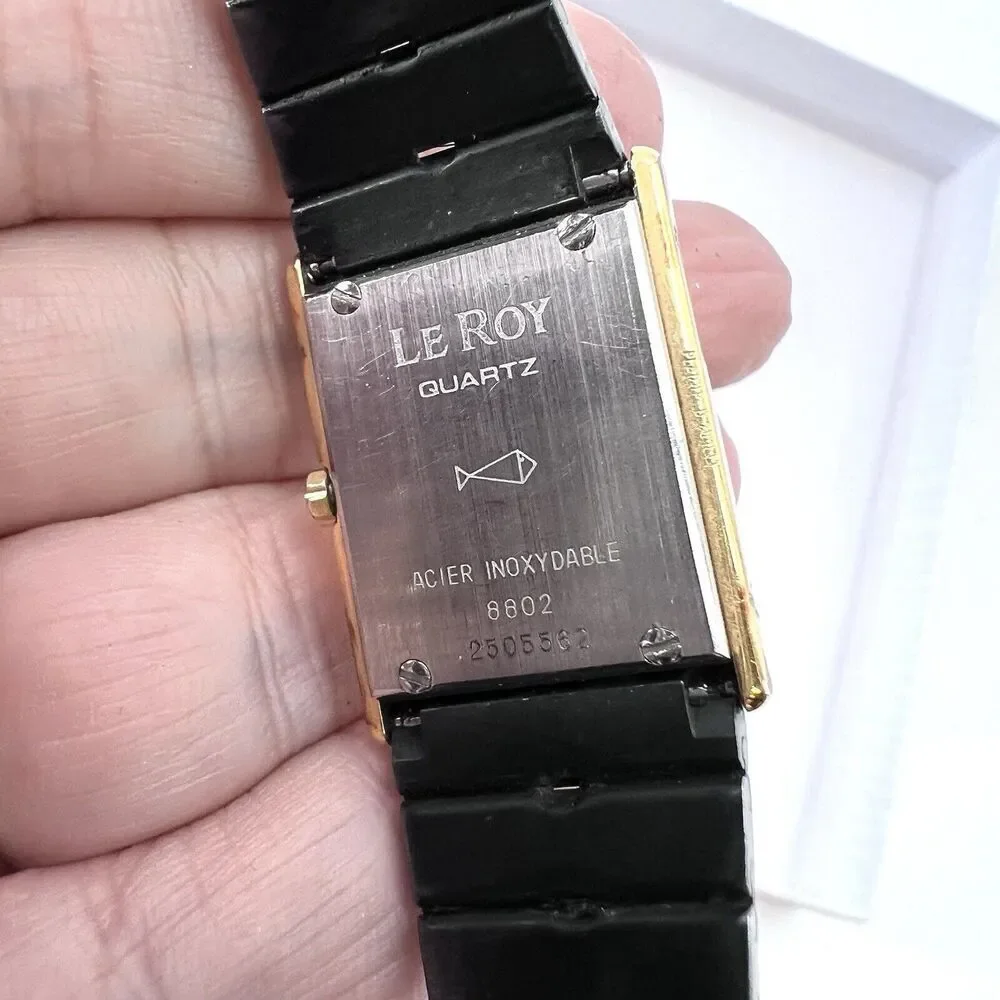 Vintage Le Roy - Baume & Mercier 8802 Ladies Quartz Tank Watch Series 2505562
